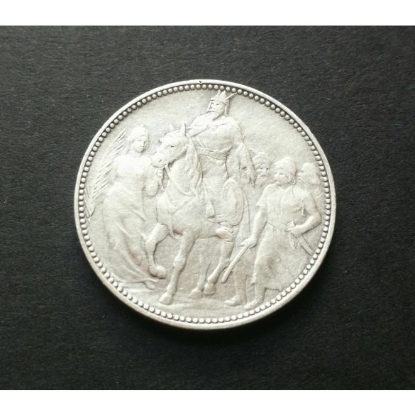 Hungary 1 Korona 1896 KB silver - To commemorate the thousand-year Hungary 4.9 g