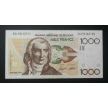 Belgium 1000 Francs 1989 VF+