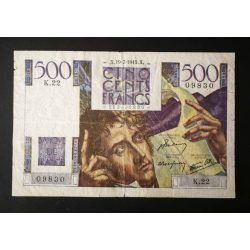 France 500 Francs 1945 F