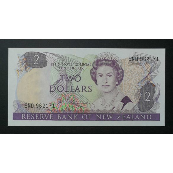 New Zealand 2 Dollars 1985 UNC