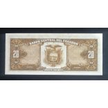 Ecuador 20 Sucres 1986 UNC