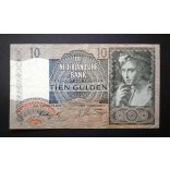 Hollandia 10 Gulden 1942 F+