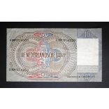 Hollandia 10 Gulden 1942 F+
