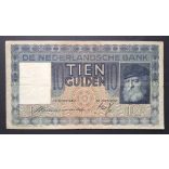 Hollandia 10 Gulden 1939 F 