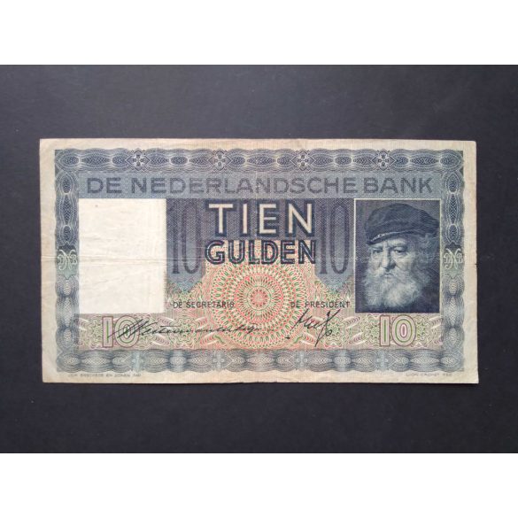 Netherlands 10 Gulden 1939 F