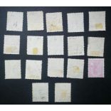 Hungary 1908/09 TURUL and King Franz Joseph 17 pcs perf. 15 used