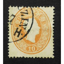   Magyarország 1861 Könyvnyomat 10 Kr. (DEBRE)CZIN / B.H. E2.31 Gudlin 40
