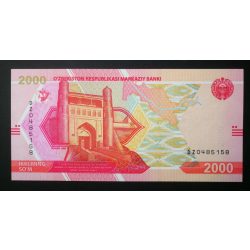 Üzbegisztán 2000 Som 2021 UNC
