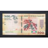 Burundi 500 Francs 2023 Unc