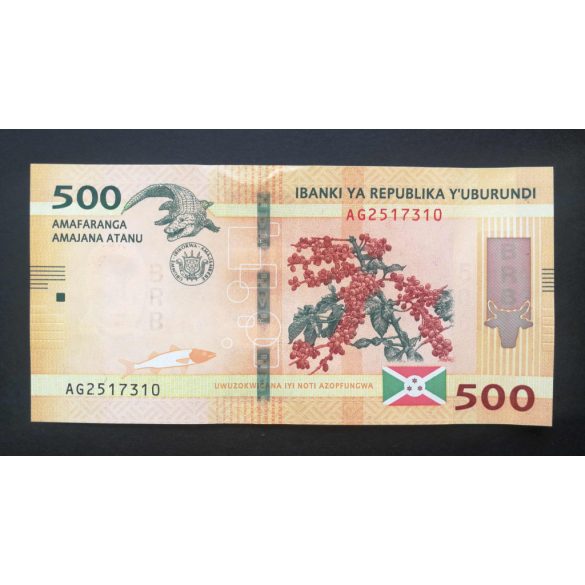 Burundi 500 Francs 2023 Unc