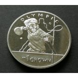 Man-Sziget 1 Crown 2012  London olimpia tenisz és asztalitenisz 28,8 g réz-nikkel