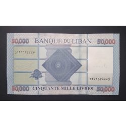 Libanon 50000 Livres 2019 Unc 