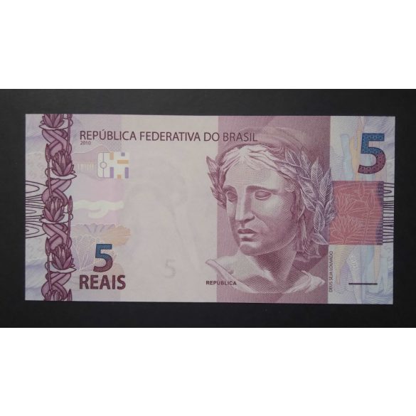 Brazil 5 Reais 2010 Unc 