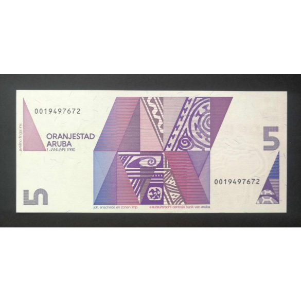 Aruba 5 Florin 1990 UNC