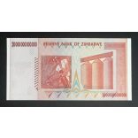 Zimbabwe 20 trillió Dollars 2008 UNC