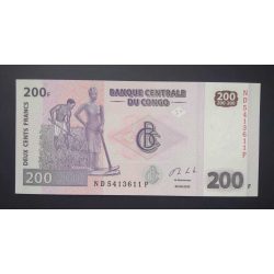 Congo 200 Francs 2013 Unc 