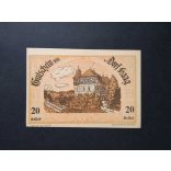 Austria 20 Heller 1920 Unc Dorf Haag