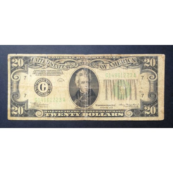 USA 20 Dollars 1934 F