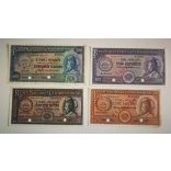 Sao Tome and Principe 20 Escudos Aunc-, 50 Escudos UNC, 100 Escudos UNC, 500 Escudos Aunc- 1958  -  specimen