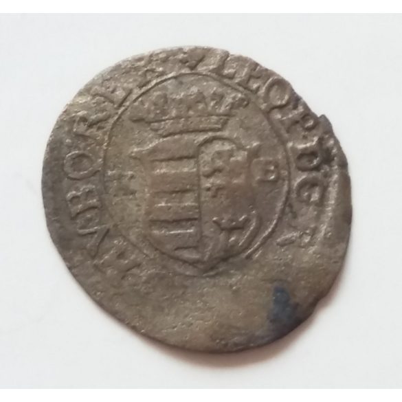 Hungary Leopold I. Duarius 1695 0,412 g silver
