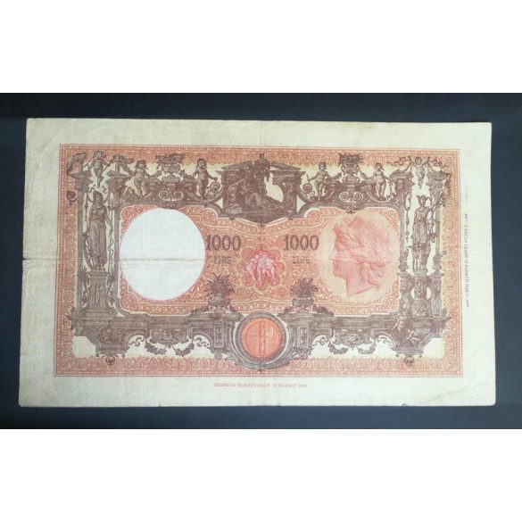 Italy 1000 Lire 1942 F