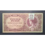 Hungary 10000 Pengő 1945 VF