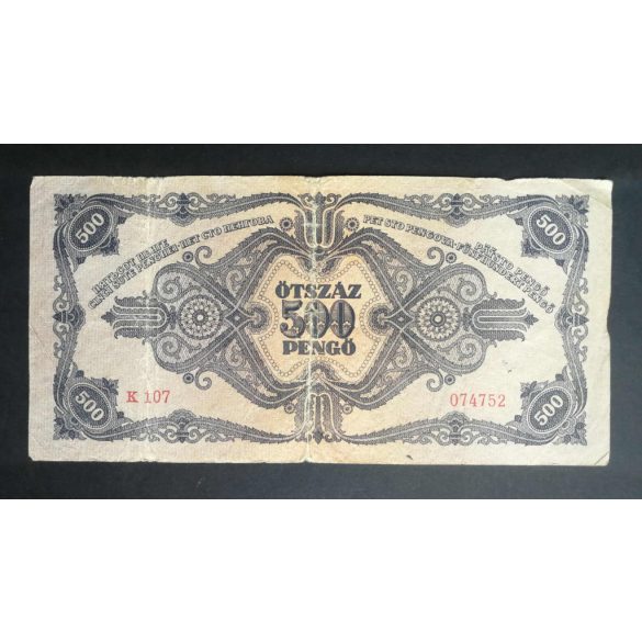 Hungary 500 Pengő 1945 F