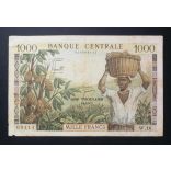 Cameroon 1000 Francs 1962 F