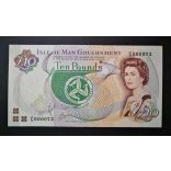 Isle of Man 10 Pounds 1991 UNC