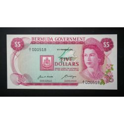 Bermuda Islands 5 Dollars 1970 UNC