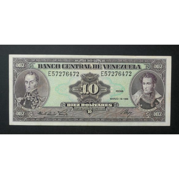 Venezuela 10 Bolivares 1986 VF