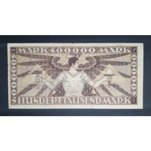 Németország Mannheim 500000 Mark 1923 F+