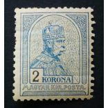 Hungary 1900 King Franz Joseph 2 K. perf. 12 : 11 3/4 * MH