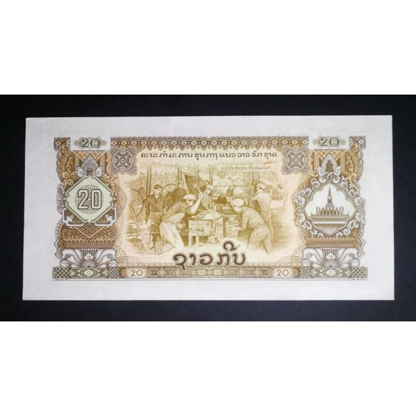 Laosz 20 Kip 1968 aUNC