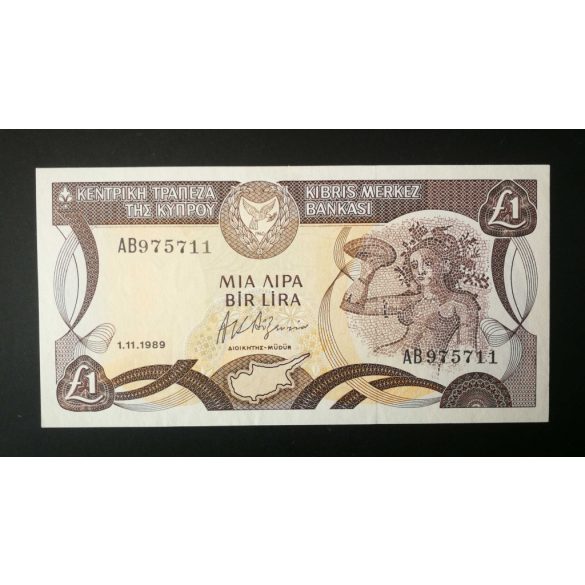 Cyprus 1 Lira 1989 Unc-
