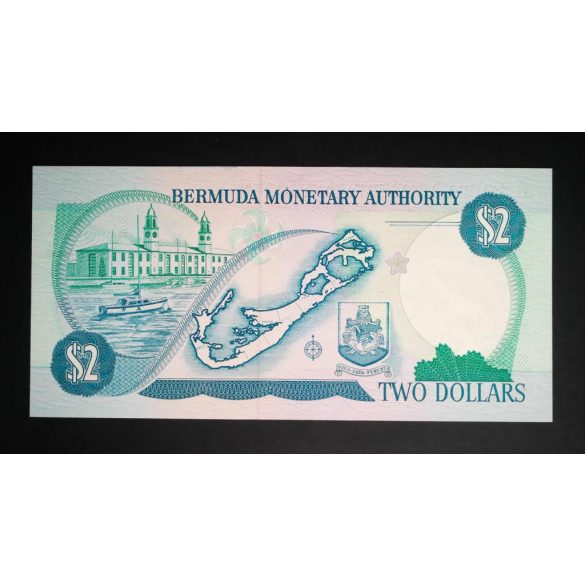 Bermuda Islands 2 Dollars 1988 Unc