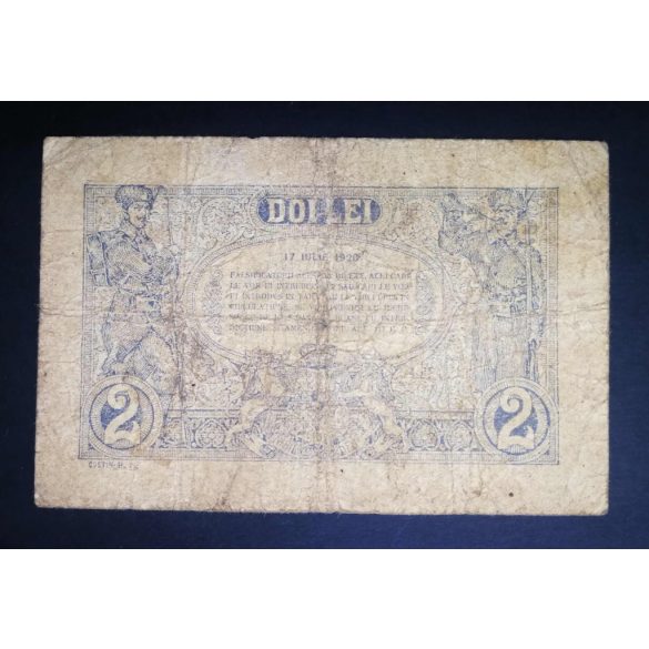 Romania 2 Lei 1920 VG