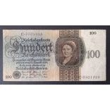 Germany 100 Reichsmark 1924 F