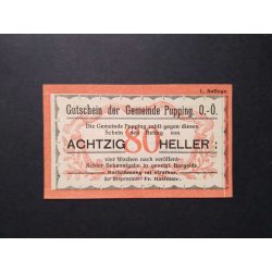 Austria 80 Heller 1920 Unc Pupping