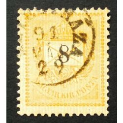   Hungary 1889 Letter, black cipher 8 kr. perf. 12:11 1/2 (KÉ)TE(GY)HÁZA  used
