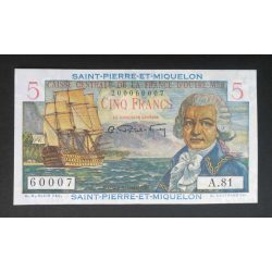 Saint Pierre and Miquelon 5 Francs 1946 UNC