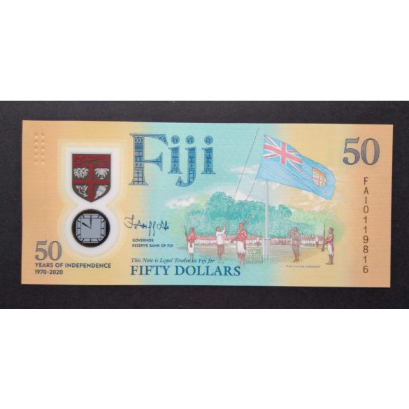 Fidzsi-szigetek 50 Dollars 2020 Unc Polymer emlékbankjegy