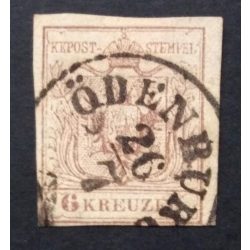 Magyarország 1850 Könyvnyomat 6 Kr. Ödenburg (Sopron)