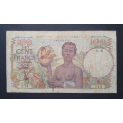 Francia Nyugat-Afrika 100 Francs 1945 F- 