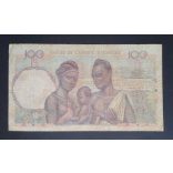 Francia Nyugat-Afrika 100 Francs 1945 F- 