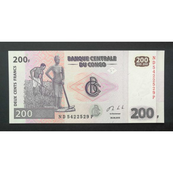 Congo 200 Francs 2013 Unc 