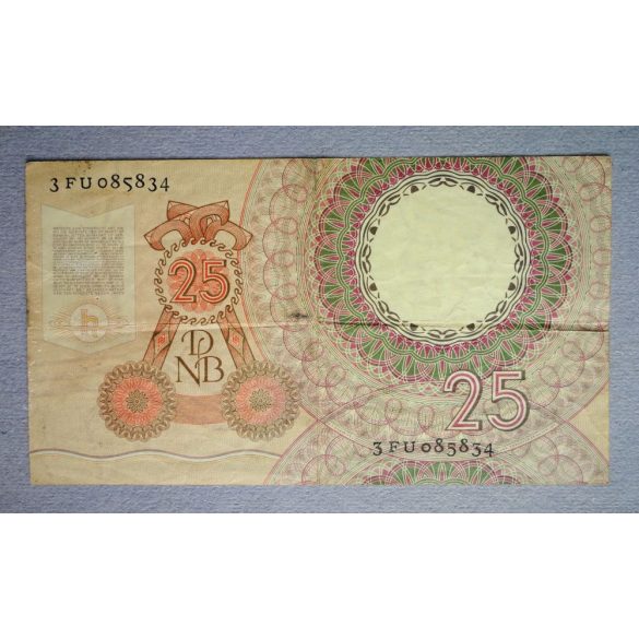 Hollandia 25 Gulden 1955 F+