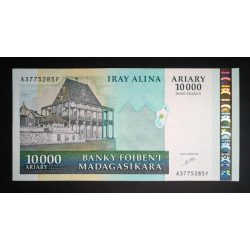 Madagascar 10000 Ariary 50000 Francs 2003 aUNC+