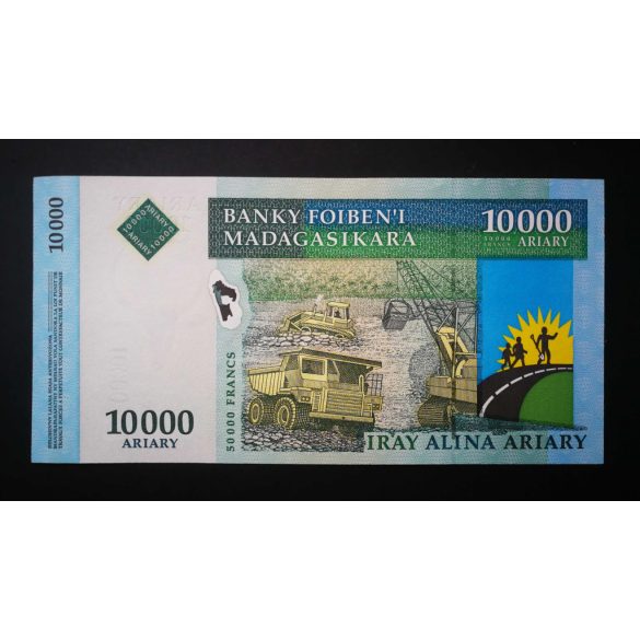 Madagaszkár 10000 Ariary 50000 Francs 2003 aUNC+