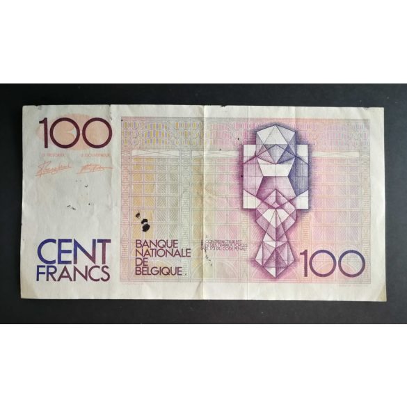 Belgium 100 Francs 1989 VF-
